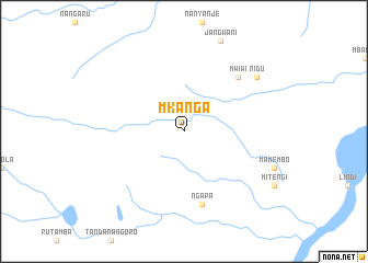 map of Mkanga