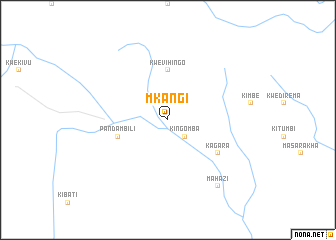 map of Mkangi