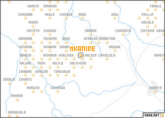 map of Mkanire