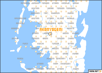 map of Mkanyageni