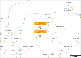 map of Mkapusi