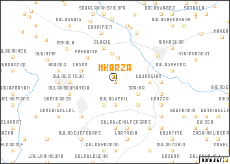 map of Mkarza