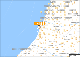 map of Mkâtbé