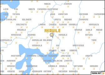 map of Mkauile