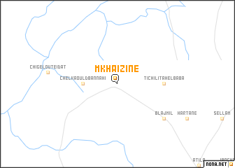 map of Mkhaïzine