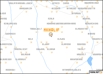 map of Mkhalif