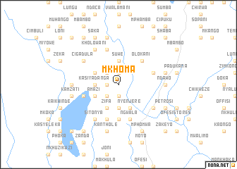 map of Mkhoma