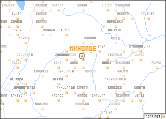 map of Mkhonde