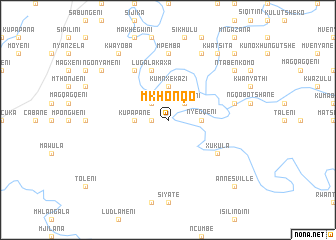 map of Mkhonqo