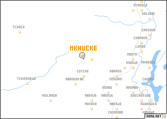 map of Mkhucke