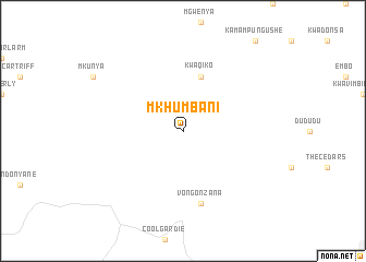 map of Mkhumbani