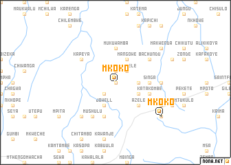 map of Mkoko