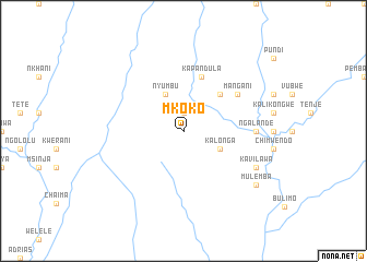 map of Mkoko