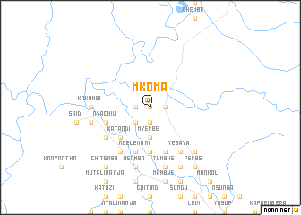 map of Mkoma