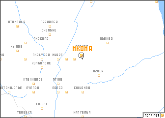 map of Mkoma