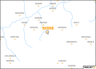 map of Mkoma