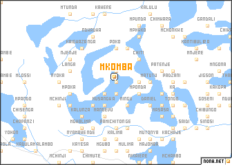 map of Mkomba