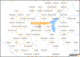 map of Mkondambiri