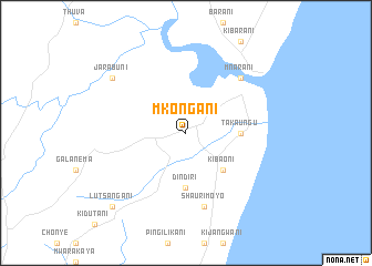 map of Mkongani