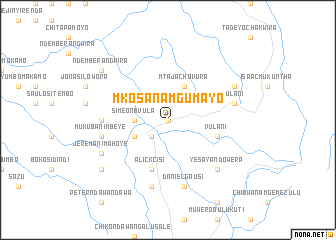 map of Mkosana Mgumayo