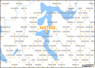 map of Mkotamo