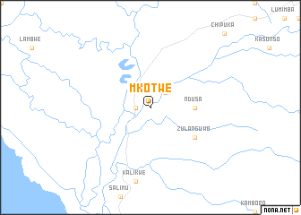 map of Mkotwe