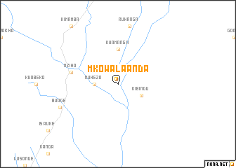 map of Mkowalaanda