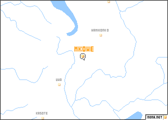 map of Mkowe