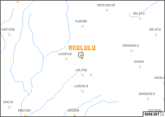 map of Mkululu