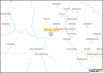 map of Mkuluni