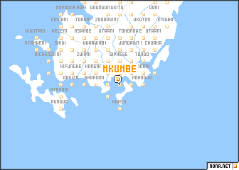 map of Mkumbe