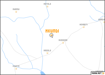 map of Mkundi