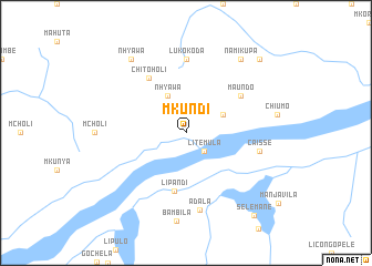 map of Mkundi