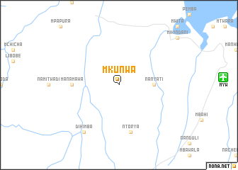 map of Mkunwa