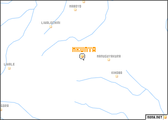 map of Mkunya