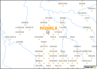 map of Mkuwaila