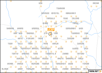 map of Mku