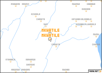 map of Mkwatile