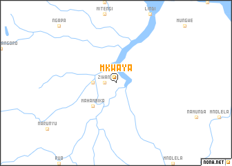 map of Mkwaya