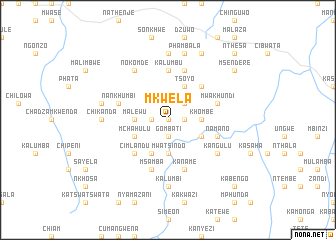 map of Mkwela