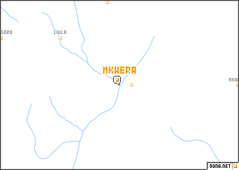 map of Mkwera