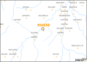 map of Mkwesa