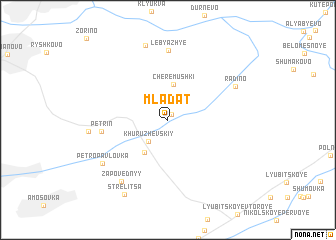 map of Mladat\