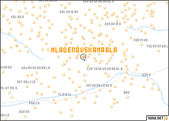 map of Mladenovska Maala