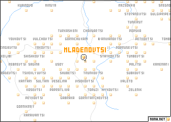 map of Mladenovtsi