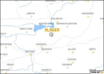 map of Mladen