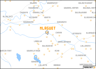 map of Mlaguet