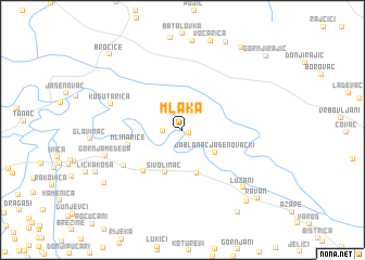 map of Mlaka