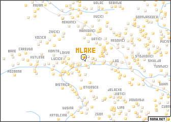 map of Mlake