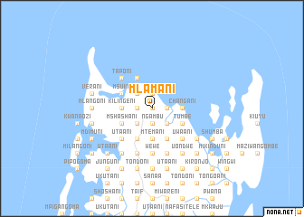 map of Mlamani